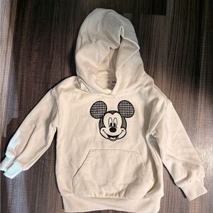 Gap Kids Mickey Mouse Hoodie - Cream
